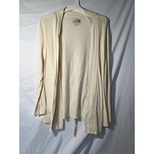 Women's The‎ North Face beige Tie-Back Cardigan Sweater Size M
